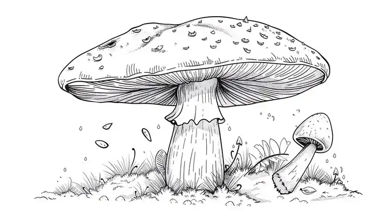 Drawingplcxcsjeqpq= Mushroom